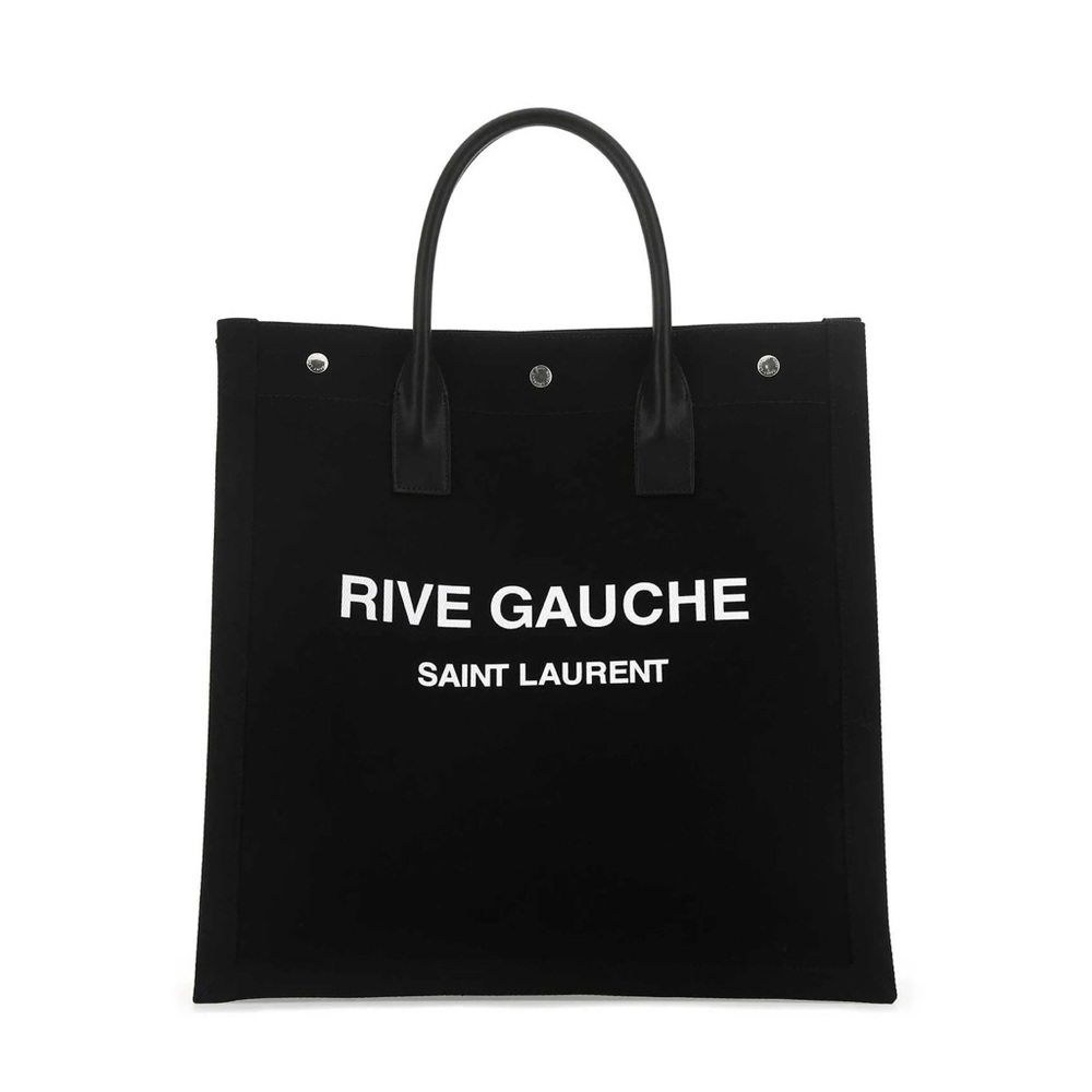 24 hr Sale!! Authentic Saint Laurent Rive Gauche Black Tote Bag